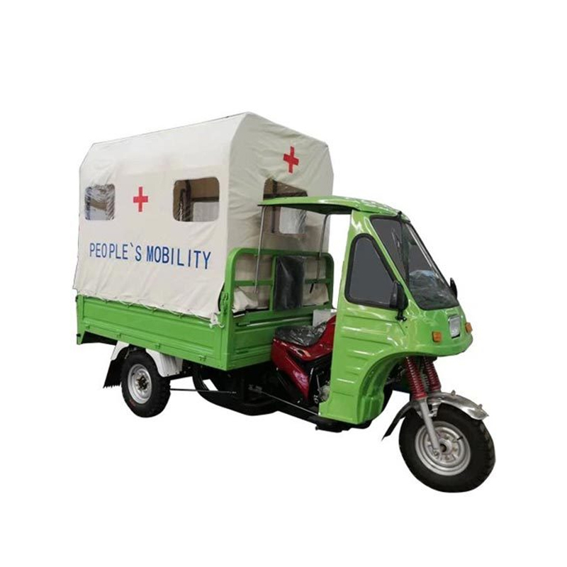 3 ratų greitosios pagalbos automobilio variklis